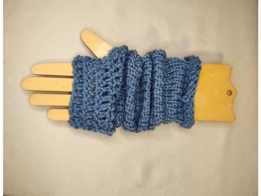 Vlněné rukavice merino bez prstů / merino nátepníčky